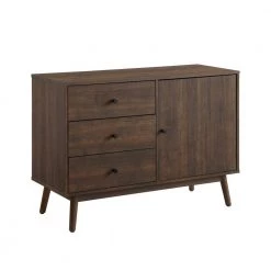 Lucas Brown Media Console by CROSLEY FURNITURE