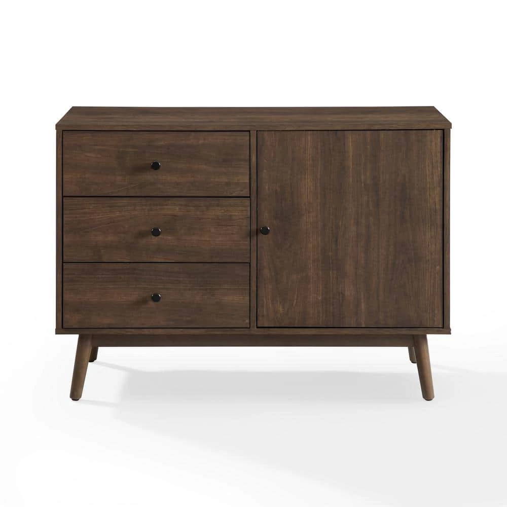 Lucas Brown Media Console by CROSLEY FURNITURE 5 Lucas Brown Media Console by CROSLEY FURNITURE - Image 3
