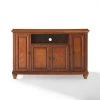 Cambridge 48 in. Cherry Wood TV Stand Fits TVs Up to 50 in. with Storage Doors by CROSLEY FURNITURE