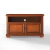 Alexandria 42 in. Cherry Wood TV Stand Fits TVs Up to 44 in. with Storage Doors by CROSLEY FURNITURE -Deals CROSLEY FURNITURE Store cherry crosley furniture tv stands kf10003ach 64 1000