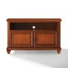 Cambridge 42 in. Cherry Wood TV Stand Fits TVs Up to 44 in. with Storage Doors by CROSLEY FURNITURE -Deals CROSLEY FURNITURE Store cherry crosley furniture tv stands kf10003dch 64 1000