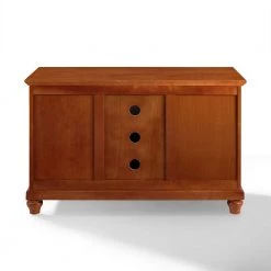 Cambridge 42 in. Cherry Wood TV Stand Fits TVs Up to 44 in. with Storage Doors by CROSLEY FURNITURE -Deals CROSLEY FURNITURE Store cherry crosley furniture tv stands kf10003dch c3 1000