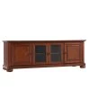 Alexandria 60 in. Cherry Wood TV Stand Fits TVs Up to 60 in. with Storage Doors by CROSLEY FURNITURE