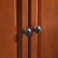 Alexandria 60 in. Cherry Wood TV Stand Fits TVs Up to 60 in. with Storage Doors by CROSLEY FURNITURE -Deals CROSLEY FURNITURE Store cherry crosley furniture tv stands kf10005ach fa 1000