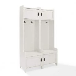 2-Piece Fremont White Entryway Set by CROSLEY FURNITURE