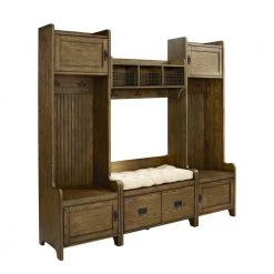 Fremont Coffee Entryway Set (4-Piece) by CROSLEY FURNITURE