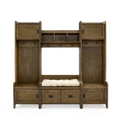 Fremont Coffee Entryway Set (4-Piece) by CROSLEY FURNITURE -Deals CROSLEY FURNITURE Store coffee crosley furniture hall trees kf60006co c3 1000