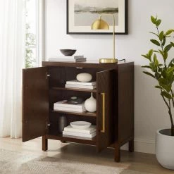 Darcy Dark Brown Accent Cabinet by CROSLEY FURNITURE 11 Darcy Dark Brown Accent Cabinet by CROSLEY FURNITURE -Deals CROSLEY FURNITURE Store dark brown crosley furniture accent cabinets cf3124 br 77 1000