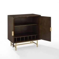 Blair Dark Brown Bar Cabinet by CROSLEY FURNITURE -Deals CROSLEY FURNITURE Store dark brown crosley furniture bar cabinets cf4012 br 4f 1000