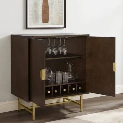 Blair Dark Brown Bar Cabinet by CROSLEY FURNITURE -Deals CROSLEY FURNITURE Store dark brown crosley furniture bar cabinets cf4012 br 77 1000