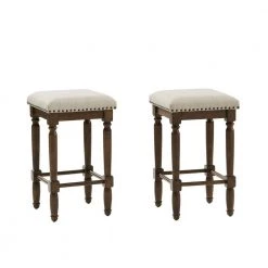 Aldrich 26 in. Dark Brown Backless Wood Frame Counter Height Bar Stool (2-Piece) by CROSLEY FURNITURE 15 Aldrich 26 in. Dark Brown Backless Wood Frame Counter Height Bar Stool (2-Piece) by CROSLEY FURNITURE -Deals CROSLEY FURNITURE Store dark brown crosley furniture bar stools cf502126db ol 31 1000