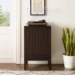Asher Dark Brown Record Storage Stand by CROSLEY FURNITURE -Deals CROSLEY FURNITURE Store dark brown crosley furniture media storage cf1141 br 31 1000