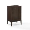 Asher Dark Brown Record Storage Stand by CROSLEY FURNITURE