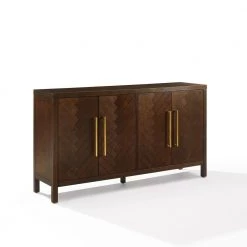Darcy Dark Brown Sideboard by CROSLEY FURNITURE