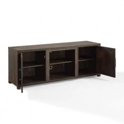 Gordon 58 in. Dark Walnut TV Stand Fits TV's up to 65 in. with Cable Management by CROSLEY FURNITURE -Deals CROSLEY FURNITURE Store dark walnut crosley furniture tv stands cf101358 dw 4f 1000