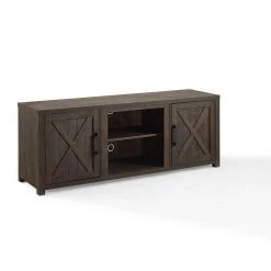 Gordon 58 in. Dark Walnut TV Stand Fits TV's up to 65 in. with Cable Management by CROSLEY FURNITURE