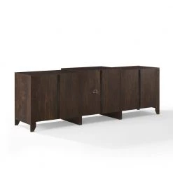 Ronin 69 in. Dark Walnut TV Stand with Fireplace by CROSLEY FURNITURE -Deals CROSLEY FURNITURE Store dark walnut crosley furniture tv stands kf100969dw 4f 1000