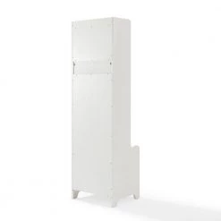 Fremont White Entryway Tower by CROSLEY FURNITURE -Deals CROSLEY FURNITURE Store distressed white crosley furniture accent cabinets cf6016 wh 1f 1000
