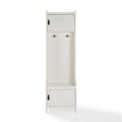 Fremont White Entryway Tower by CROSLEY FURNITURE -Deals CROSLEY FURNITURE Store distressed white crosley furniture accent cabinets cf6016 wh c3 1000