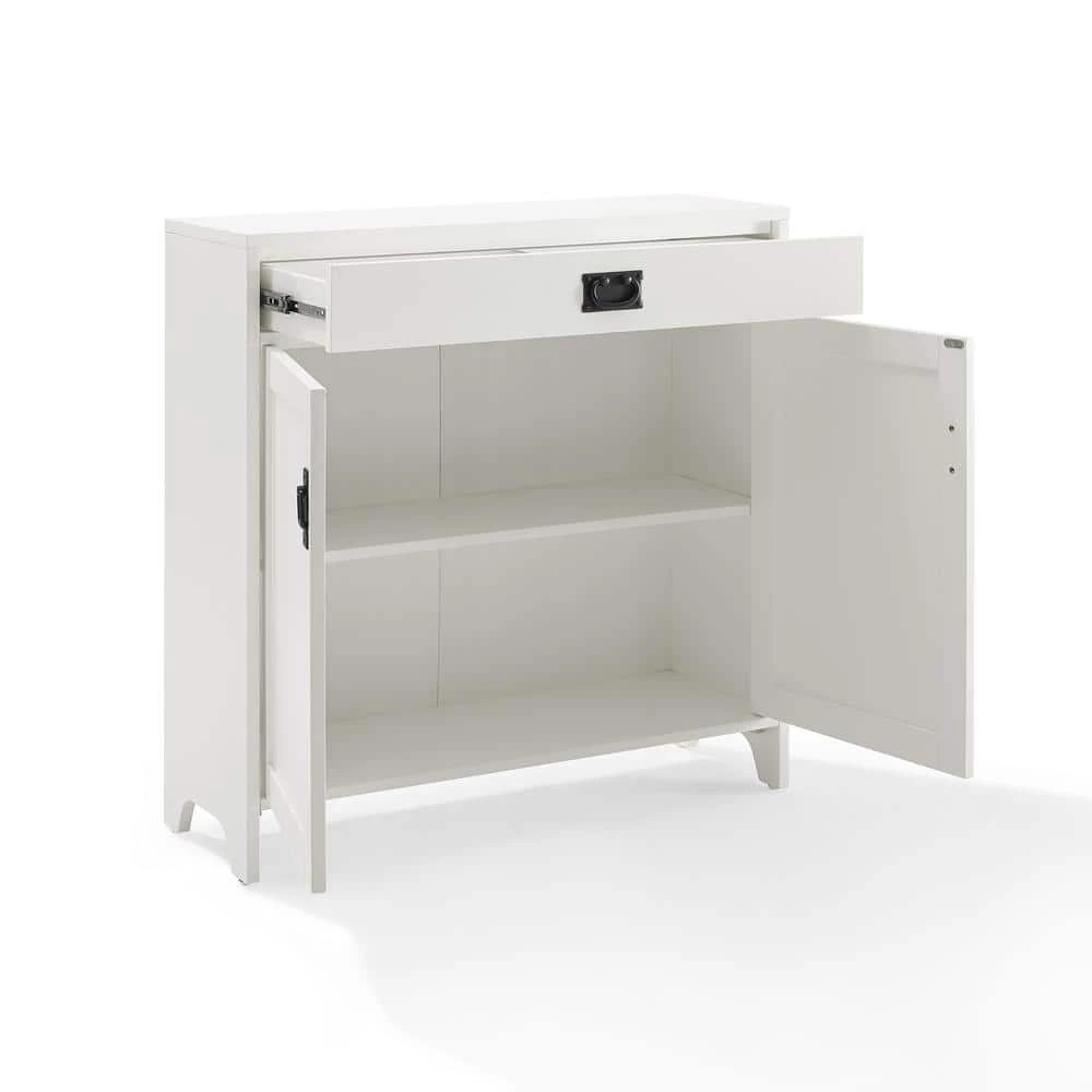 Fremont Distressed White Accent Cabinet by CROSLEY FURNITURE 7 Fremont Distressed White Accent Cabinet by CROSLEY FURNITURE - Image 6