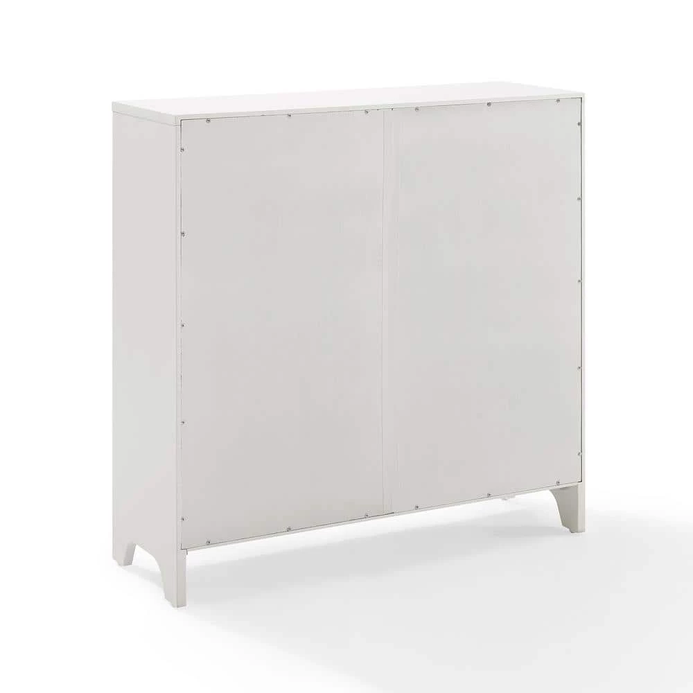Fremont Distressed White Accent Cabinet by CROSLEY FURNITURE 6 Fremont Distressed White Accent Cabinet by CROSLEY FURNITURE - Image 5