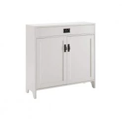Fremont Distressed White Accent Cabinet by CROSLEY FURNITURE
