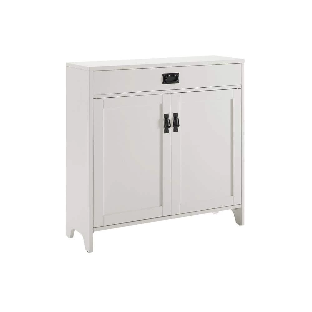 Fremont Distressed White Accent Cabinet by CROSLEY FURNITURE 2 Fremont Distressed White Accent Cabinet by CROSLEY FURNITURE