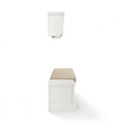 Seaside Distressed White Entryway Set (2-Piece) by CROSLEY FURNITURE -Deals CROSLEY FURNITURE Store distressed white crosley furniture accent cabinets kf31006wh 1f 1000