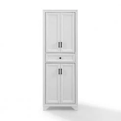 Tara Distressed White Pantry by CROSLEY FURNITURE -Deals CROSLEY FURNITURE Store distressed white crosley furniture pantry cabinets cf3111 wh c3 1000