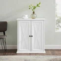 Clifton Distressed White Stackable Pantry by CROSLEY FURNITURE -Deals CROSLEY FURNITURE Store distressed white crosley furniture pantry cabinets cf3112 wh 31 1000