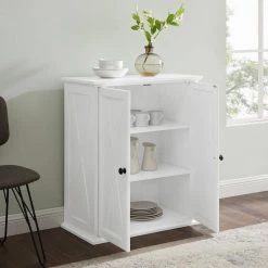 Clifton Distressed White Stackable Pantry by CROSLEY FURNITURE -Deals CROSLEY FURNITURE Store distressed white crosley furniture pantry cabinets cf3112 wh 76 1000