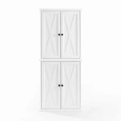 Clifton Distressed White Tall Pantry by CROSLEY FURNITURE -Deals CROSLEY FURNITURE Store distressed white crosley furniture pantry cabinets kf33004wh c3 1000