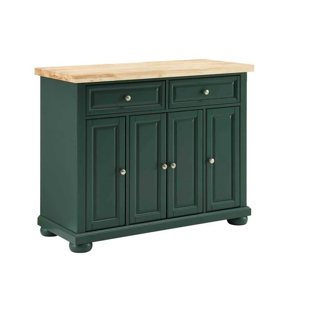 Madison Emerald Green Kitchen Island by CROSLEY FURNITURE 3 Madison Emerald Green Kitchen Island by CROSLEY FURNITURE