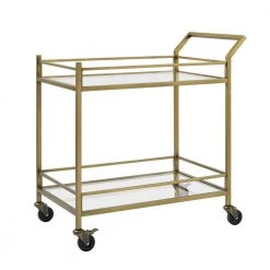 Aimee Gold Bar Cart by CROSLEY FURNITURE