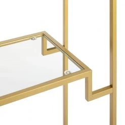 Celeste 35 in Wide Gold 4 Shelf Etagere Bookcase by CROSLEY FURNITURE 12 Celeste 35 in Wide Gold 4 Shelf Etagere Bookcase by CROSLEY FURNITURE -Deals CROSLEY FURNITURE Store gold crosley furniture bookcases bookshelves cf1411 gl 4f 1000