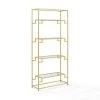 Celeste 35 in Wide Gold 4 Shelf Etagere Bookcase by CROSLEY FURNITURE -Deals CROSLEY FURNITURE Store gold crosley furniture bookcases bookshelves cf1411 gl 64 1000