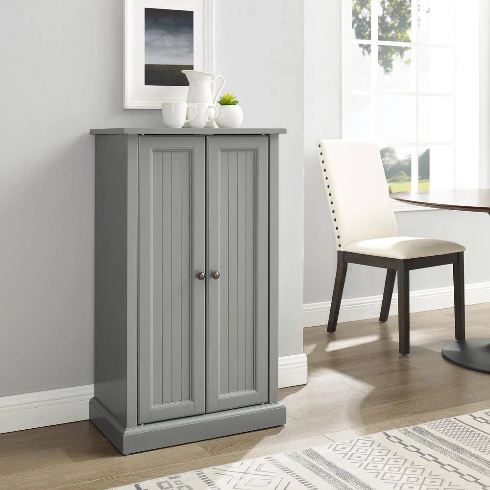 Seaside Gray Accent Cabinet by CROSLEY FURNITURE 9 Seaside Gray Accent Cabinet by CROSLEY FURNITURE - Image 7