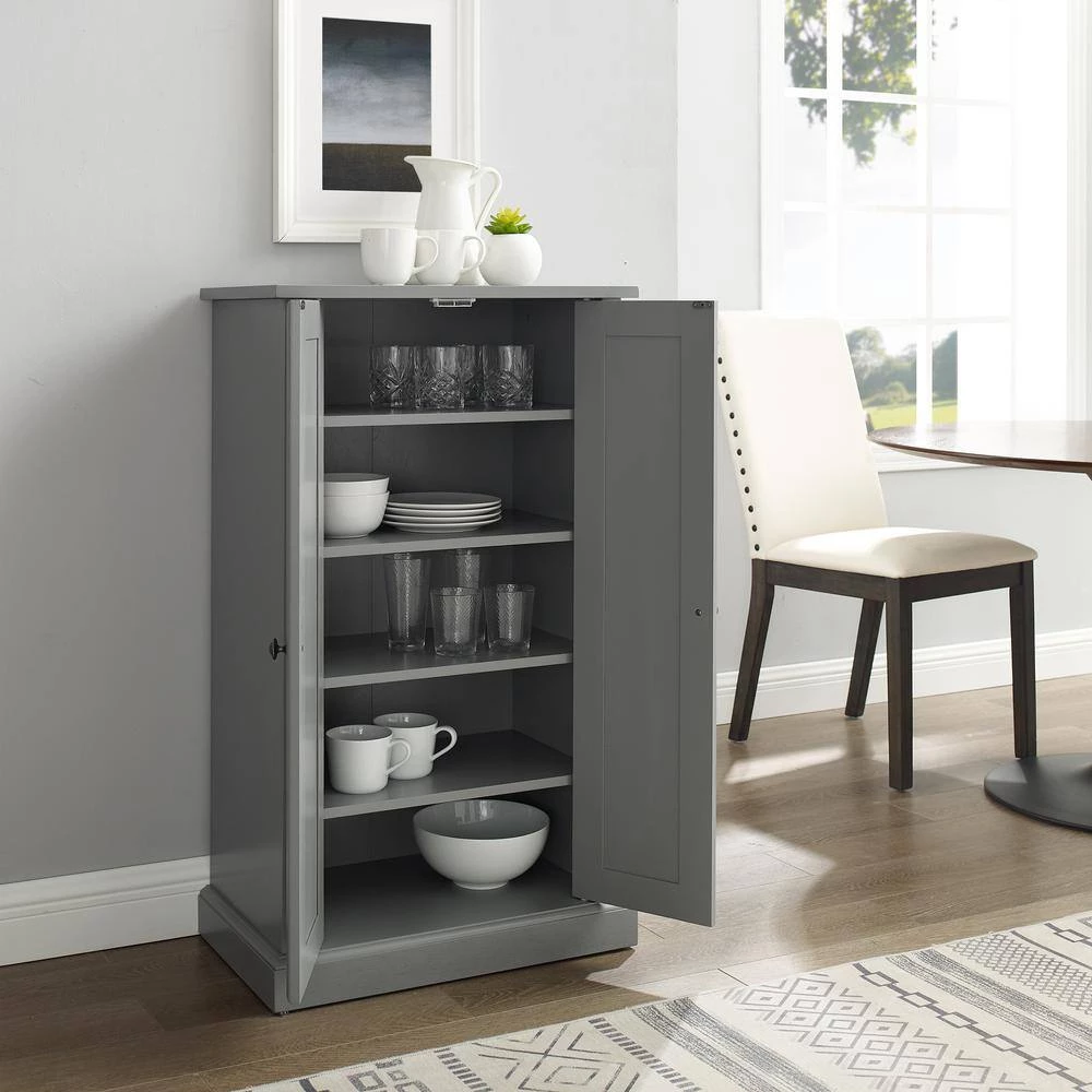 Seaside Gray Accent Cabinet by CROSLEY FURNITURE 11 Seaside Gray Accent Cabinet by CROSLEY FURNITURE - Image 9