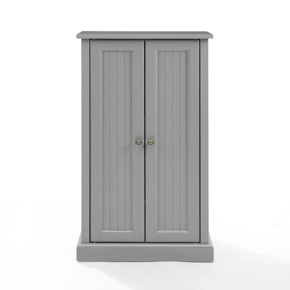 Seaside Gray Accent Cabinet by CROSLEY FURNITURE 6 Seaside Gray Accent Cabinet by CROSLEY FURNITURE - Image 4