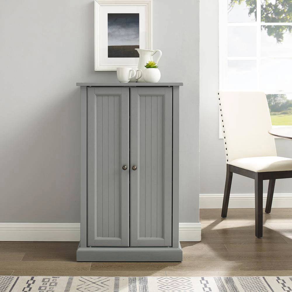 Seaside Gray Accent Cabinet by CROSLEY FURNITURE 10 Seaside Gray Accent Cabinet by CROSLEY FURNITURE - Image 8