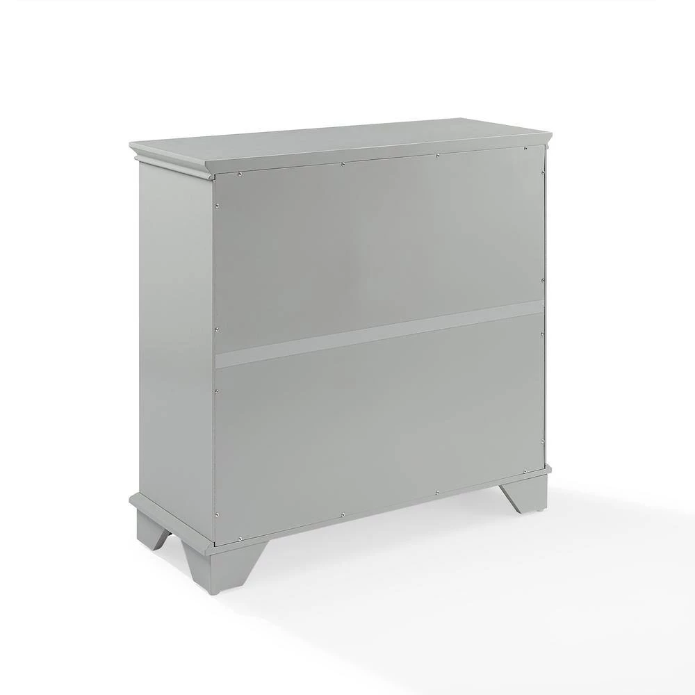Lydia Gray Storage Cabinet by CROSLEY FURNITURE 8 Lydia Gray Storage Cabinet by CROSLEY FURNITURE - Image 6