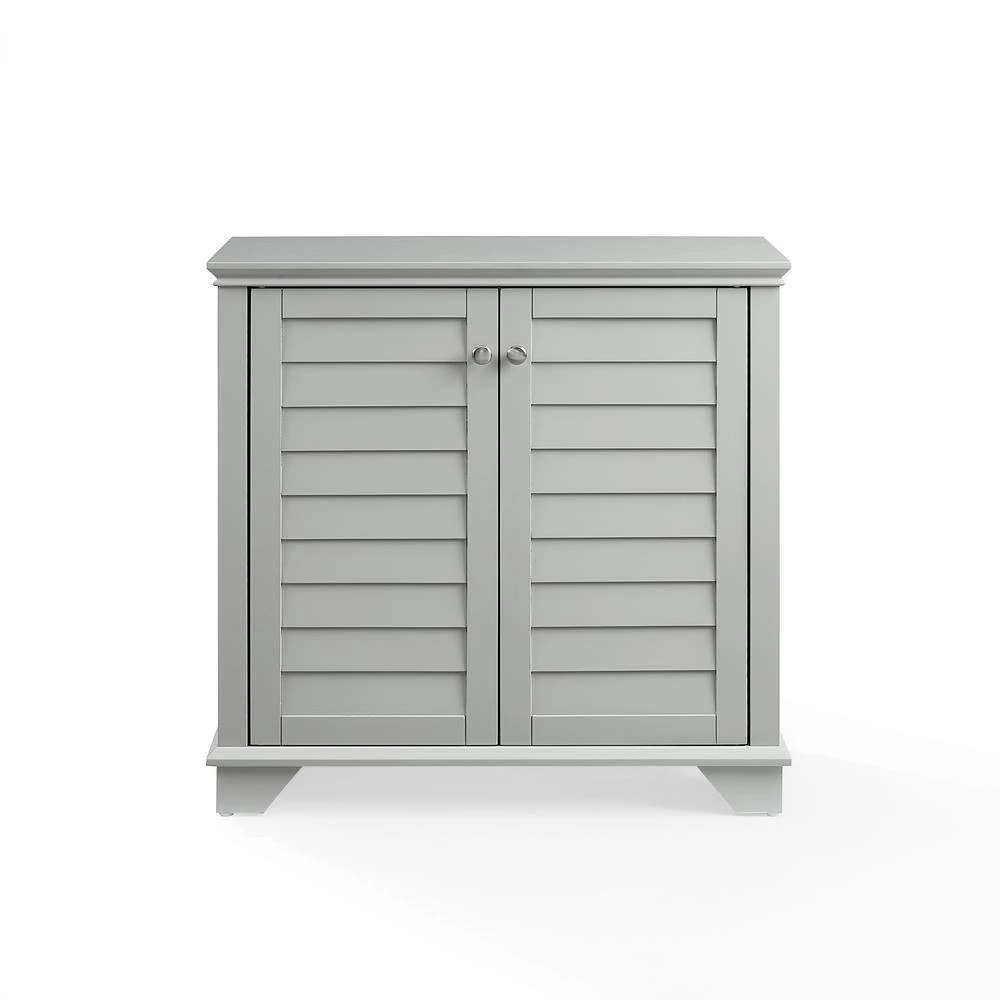 Lydia Gray Storage Cabinet by CROSLEY FURNITURE 6 Lydia Gray Storage Cabinet by CROSLEY FURNITURE - Image 4