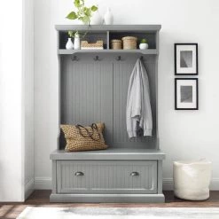 Seaside Gray Hall Tree by CROSLEY FURNITURE -Deals CROSLEY FURNITURE Store gray crosley furniture hall trees cf6006 gy 31 1000