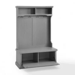 Seaside Gray Hall Tree by CROSLEY FURNITURE -Deals CROSLEY FURNITURE Store gray crosley furniture hall trees cf6006 gy 4f 1000