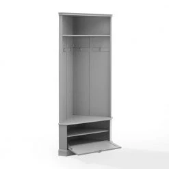 Ellison Gray Corner Hall Tree by CROSLEY FURNITURE -Deals CROSLEY FURNITURE Store gray crosley furniture hall trees cf6038 gy 4f 1000
