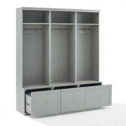 Harper Gray 3-Piece Hall Tree Set by CROSLEY FURNITURE -Deals CROSLEY FURNITURE Store gray crosley furniture hall trees kf31008gy 4f 1000