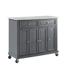 Avery Gray Kitchen Cart by CROSLEY FURNITURE