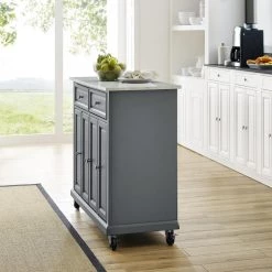 Avery Gray Kitchen Cart by CROSLEY FURNITURE -Deals CROSLEY FURNITURE Store gray crosley furniture kitchen carts kf30043egy c3 1000
