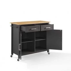 Tristan Gray Kitchen Cart by CROSLEY FURNITURE -Deals CROSLEY FURNITURE Store gray crosley furniture kitchen islands cf3034na gy 4f 1000