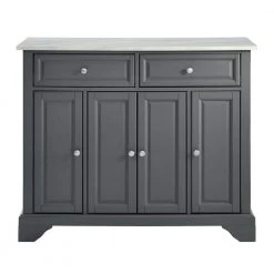 Avery Grey Kitchen Island by CROSLEY FURNITURE